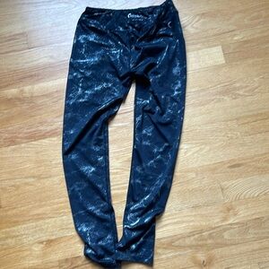 Zyia girls long length sparkly leggings